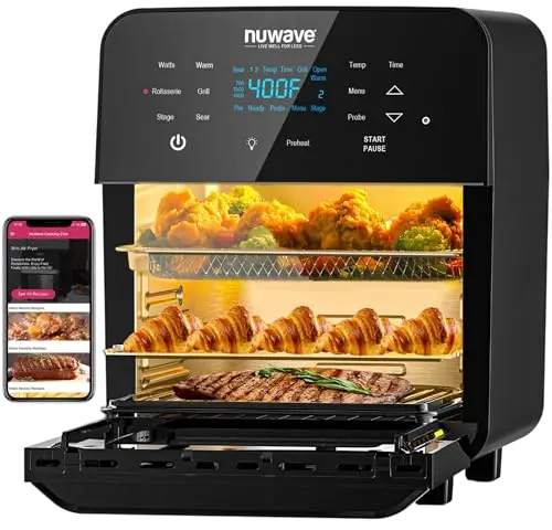 Nuwave Brio air fryer rotisserie oven