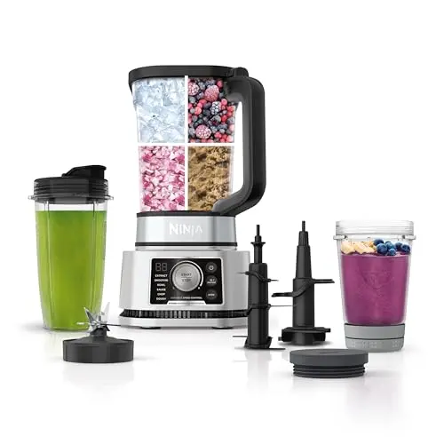 Ninja blender and food processor combo system