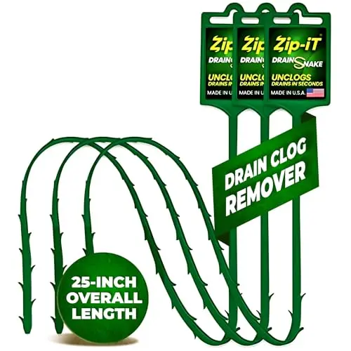 Zip-It drain snake hair clog remover tool