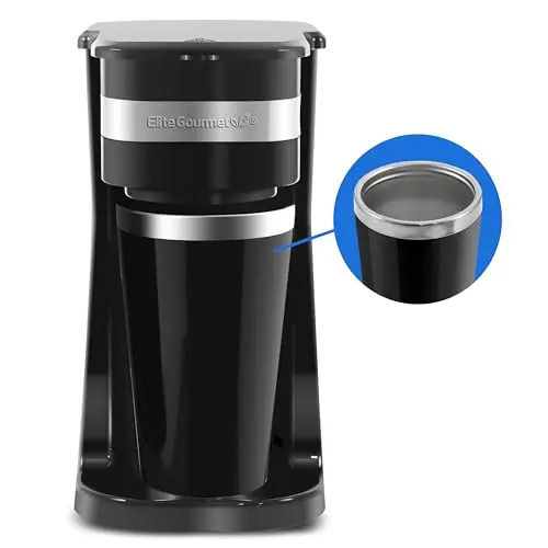 Elite Gourmet personal compact coffee maker