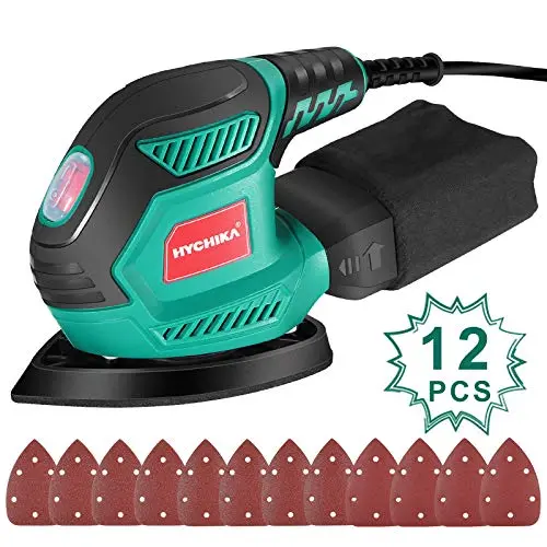 HYCHIKA electric detail sander sanding cabinet surfaces