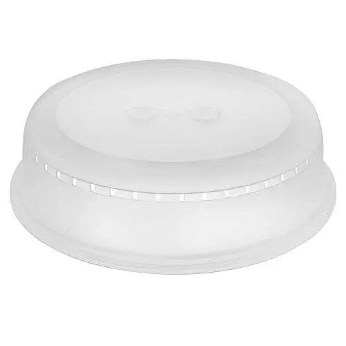 YBM Home white microwave splatter cover