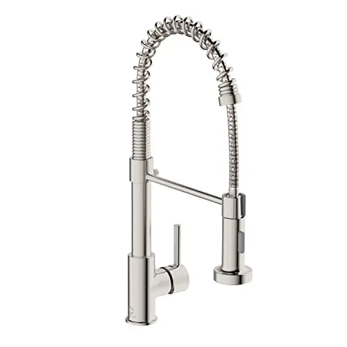Casavilla commercial pull-down kitchen faucet with spring design