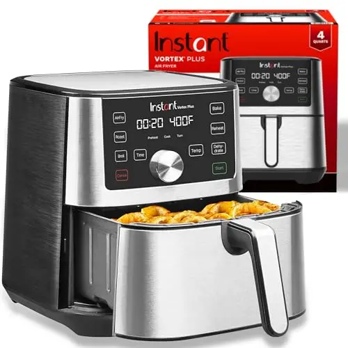 Instant Pot Vortex Plus Air Fryer in stainless steel finish