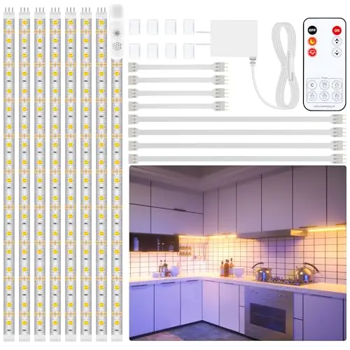 LAFULIT LED strip light kit with remote and dimmer
