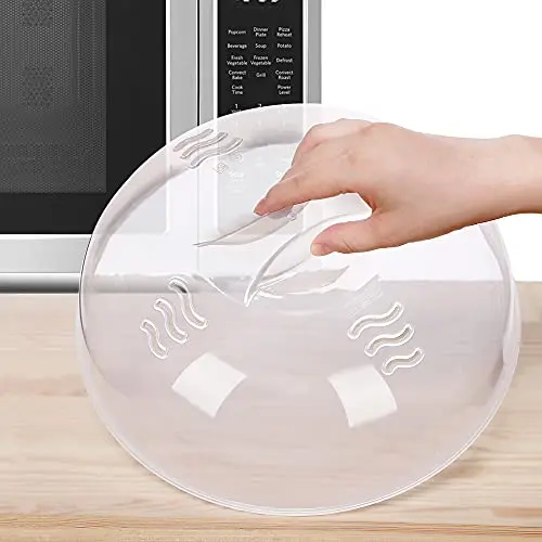 Tusjiain clear microwave splatter cover with large vents