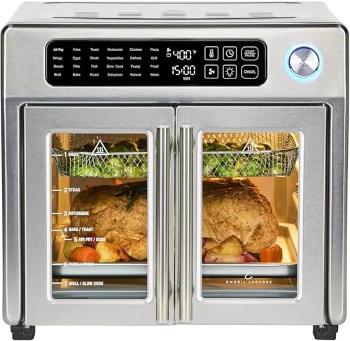 Emeril Lagasse French door air fryer toaster oven combo