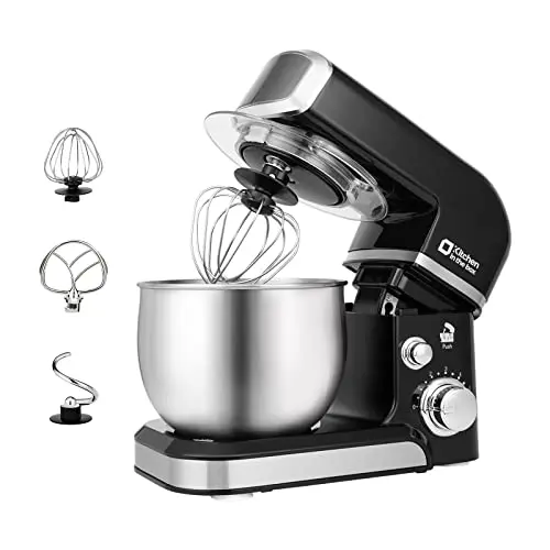 Kitchen in the box small stand mixer in black for limited spaces