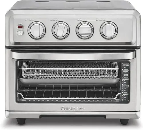 Cuisinart air fryer and toaster oven combo in stainless steel