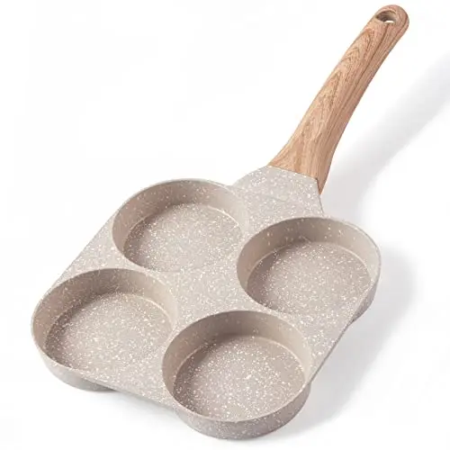 CAROTE 4-cup granite nonstick omelette pan
