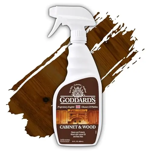 Goddard's wood wax spray with beeswax and lemon oil
