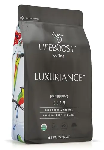 Lifeboost Organic Espresso whole bean coffee