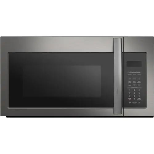 Black+Decker over-the-range microwave with LED display and child lock