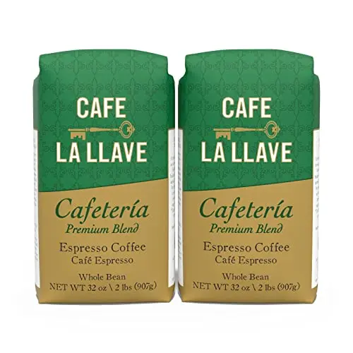 Cafe La Llave whole bean espresso coffee bags