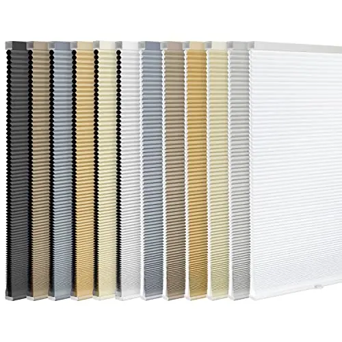 LazBlinds cordless cellular honeycomb shades in grey