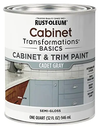 Rust-Oleum Transformations Cadet Gray cabinet paint can