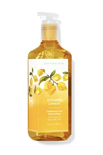 Bath & Body Works Kitchen Lemon Cleansing Gel Hand Soap bottle