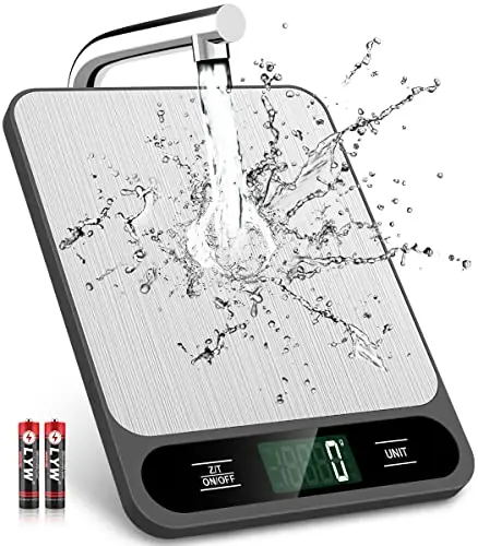 Mik-Nana mini digital kitchen scale with black finish