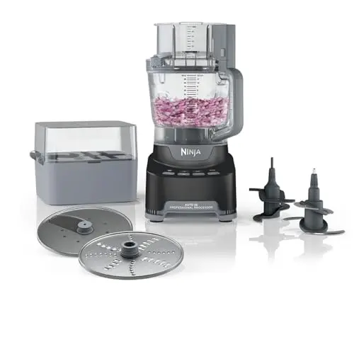 Ninja Professional XL Food Processor shredding cabbage efficiently