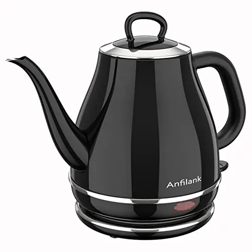 Anfilank electric gooseneck kettle with rapid boil zone