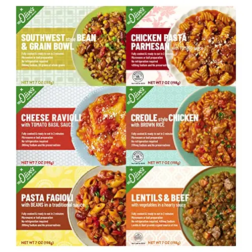 Miss Olive's Variety Pack microwave ready meals