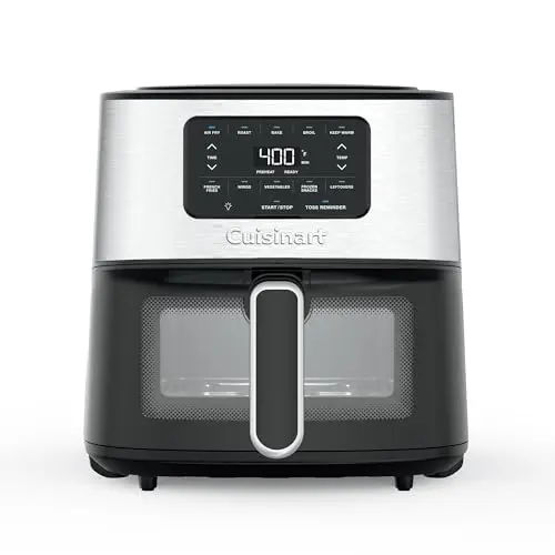 Cuisinart air fryer with viewing window and touch controls
