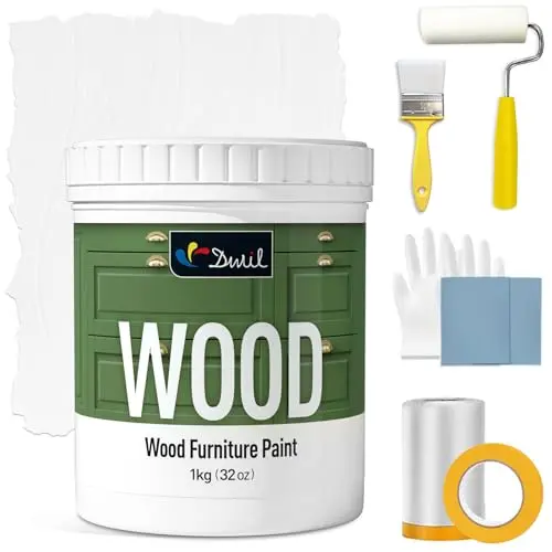 DWIL furniture paint kit with tools for cabinet refinishing