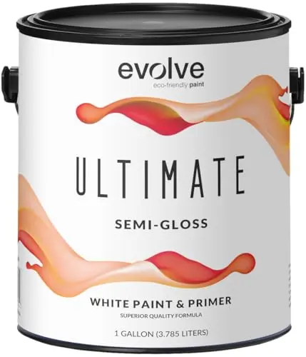 EVOLVE Ultimate paint and primer in white for kitchen use
