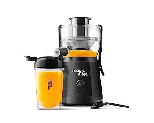 Magic Bullet mini juicer with compact design and to-go cup