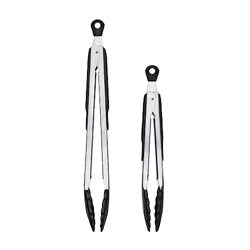 OXO Good Grips 2-piece tongs set with nylon heads