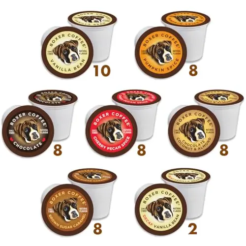 Boxer Coffee all-natural flavored variety pack K-Cup pods
