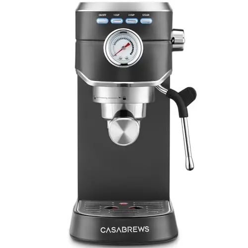 CASABREWS CM5418 semi-automatic espresso machine with milk frother