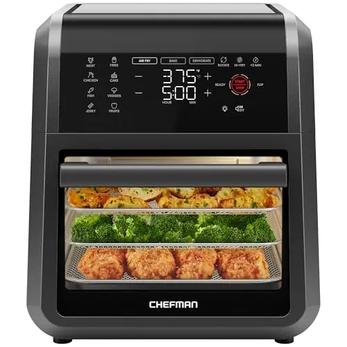 Chefman 12-quart digital air fryer oven with rotisserie