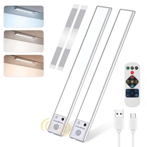 EverBrite motion sensor under cabinet lighting with remote control