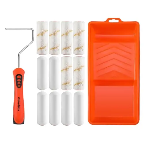 ValueMax 14-piece paint roller kit with foam and microfiber rollers