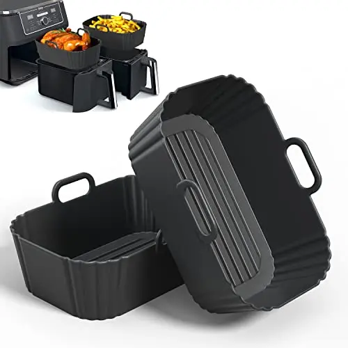 PINTAUR rectangular silicone air fryer liner for Ninja models