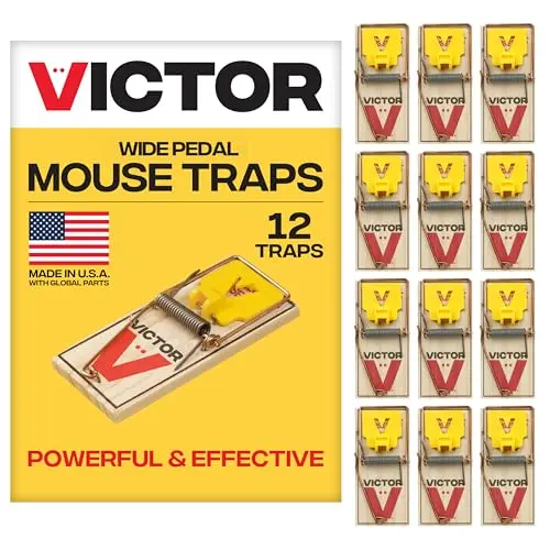 Victor wooden mouse trap with plastic pedal in updated design