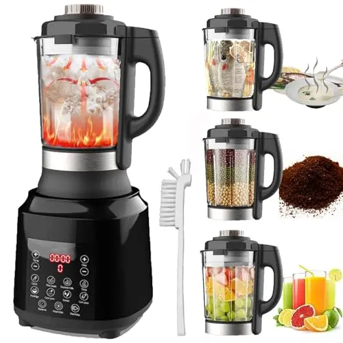 YPCOO multi-function blender with digital display and heating