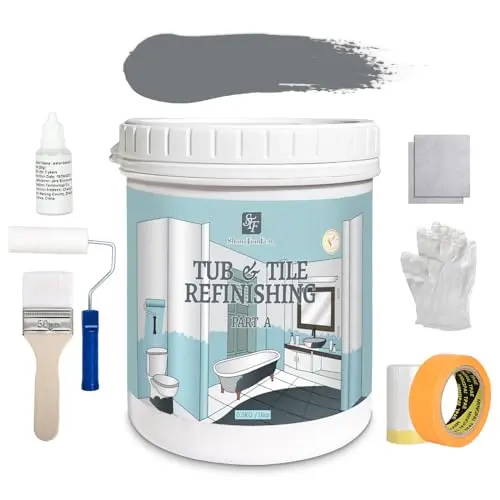 ShangTianFeng light grey ceramic refinishing kit for sinks and tiles