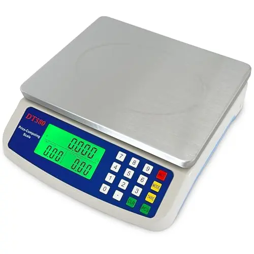 MOCCO large digital kitchen scale with stainless steel platform