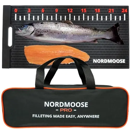 Nordmoose fish fillet mat made from Santoprene rubber with included storage bag