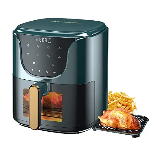 HAUSHOF Air Fryer with digital controls and compact design
