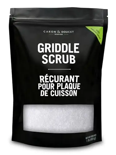 CARON & DOUCET griddle cleaning salt scrub
