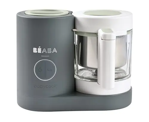BEABA Babycook Neo with glass bowl and stainless steel components