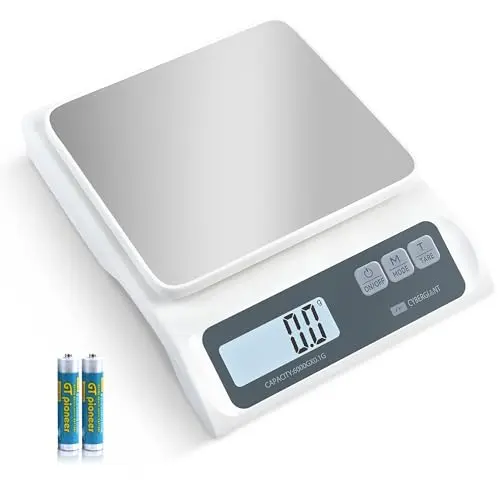 CYBERGIANT digital food scale with removable stainless steel platform