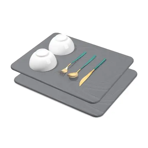 SNUGGERY two stone drying mats side by side