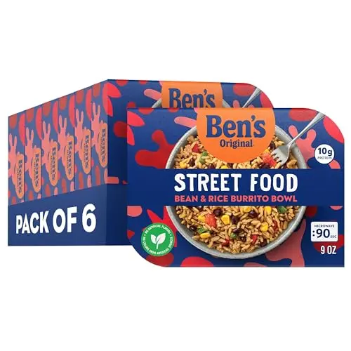 BEN'S ORIGINAL Bean & Rice Burrito Bowl microwave meal