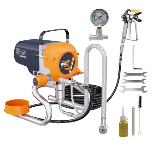 MAXXT airless paint sprayer with stand for cabinet and furniture painting