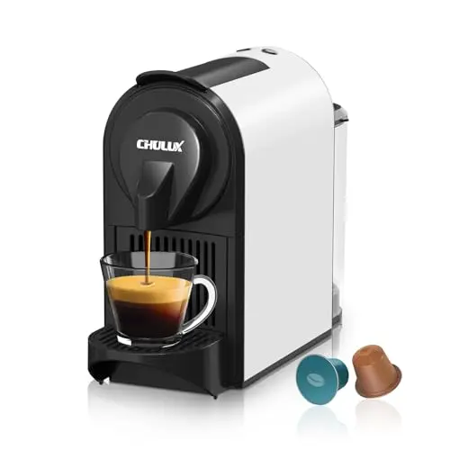 CHULUX Bafè-Pro mini espresso machine for Nespresso pods in white