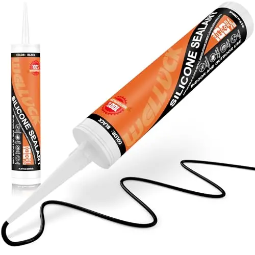 WELLUCK black silicone caulk for kitchen and bathroom